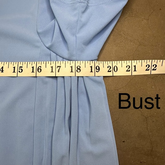 MaxMara Fatuo Pleated Top in Blue Sz Sm - Picture 8 of 11